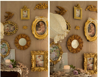 French Style Gold Photo Frame Wall Art