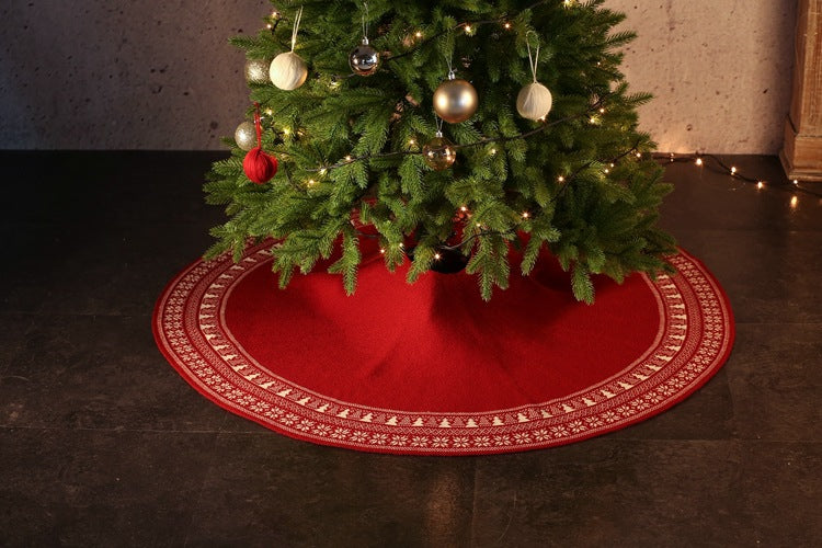 Exquisite Snowflake Christmas Tree Skirt