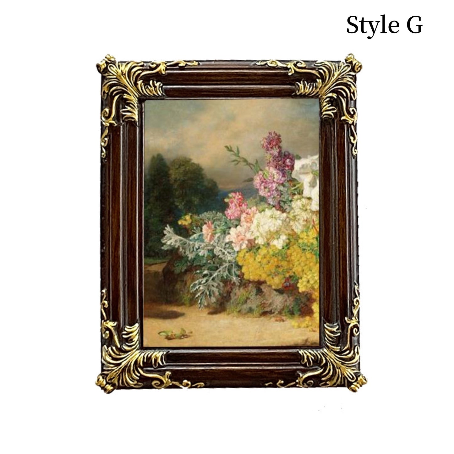 French Style Gold and Bronze Photo Frame Wall Art