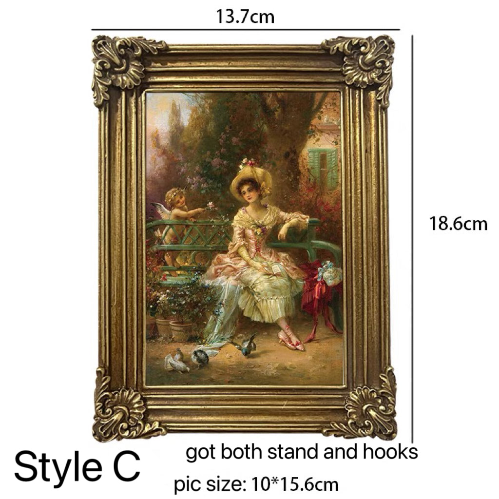 French Style Gold and Bronze Photo Frame Wall Art