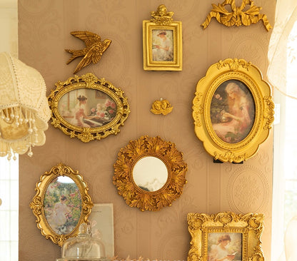 French Style Gold Photo Frame Wall Art