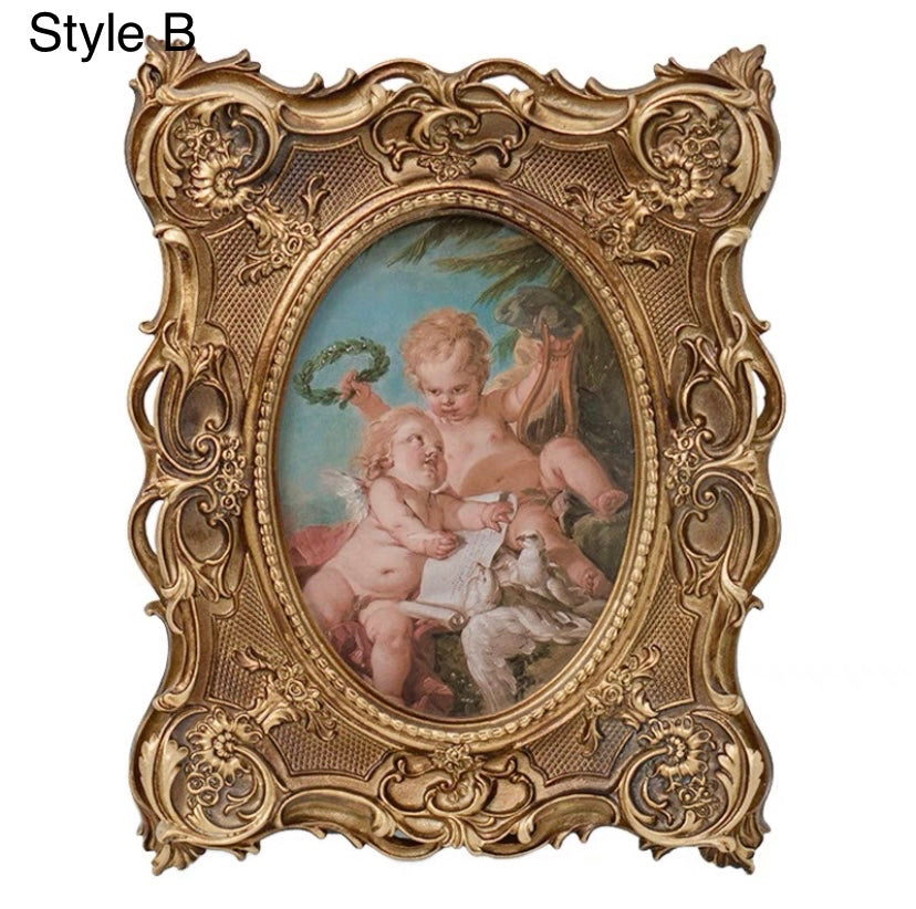 French Style Gold and Bronze Photo Frame Wall Art