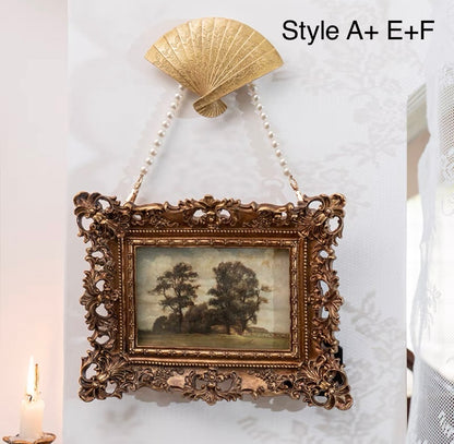 French Style Bronze Photo Frame Wall Art