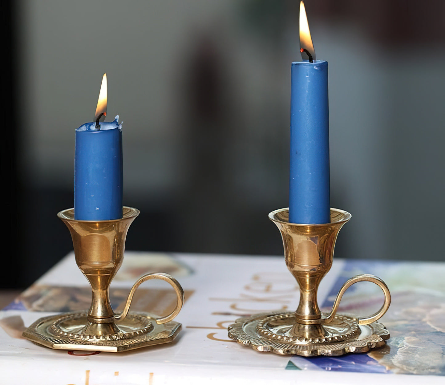 Gold Candlestick Holders