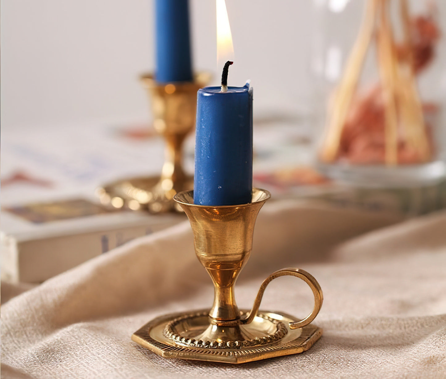 Gold Candlestick Holders