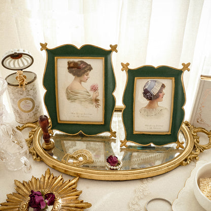 Gold Leaves Photo Frame Wall Art