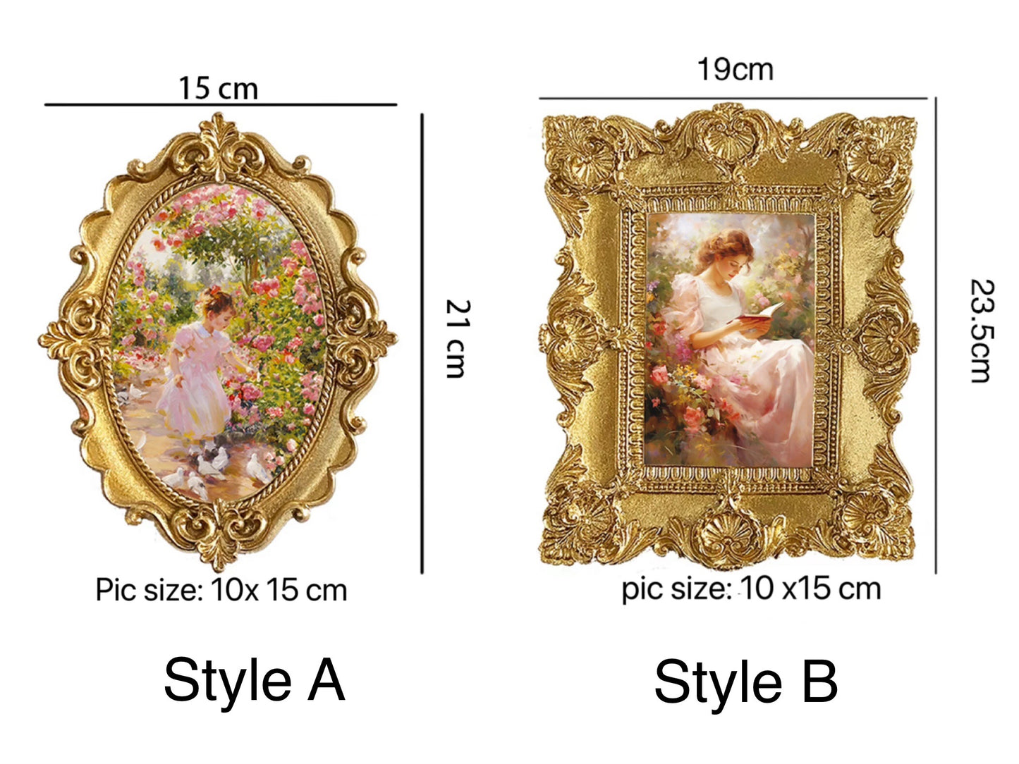 French Style Gold Photo Frame Wall Art