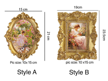 French Style Gold Photo Frame Wall Art