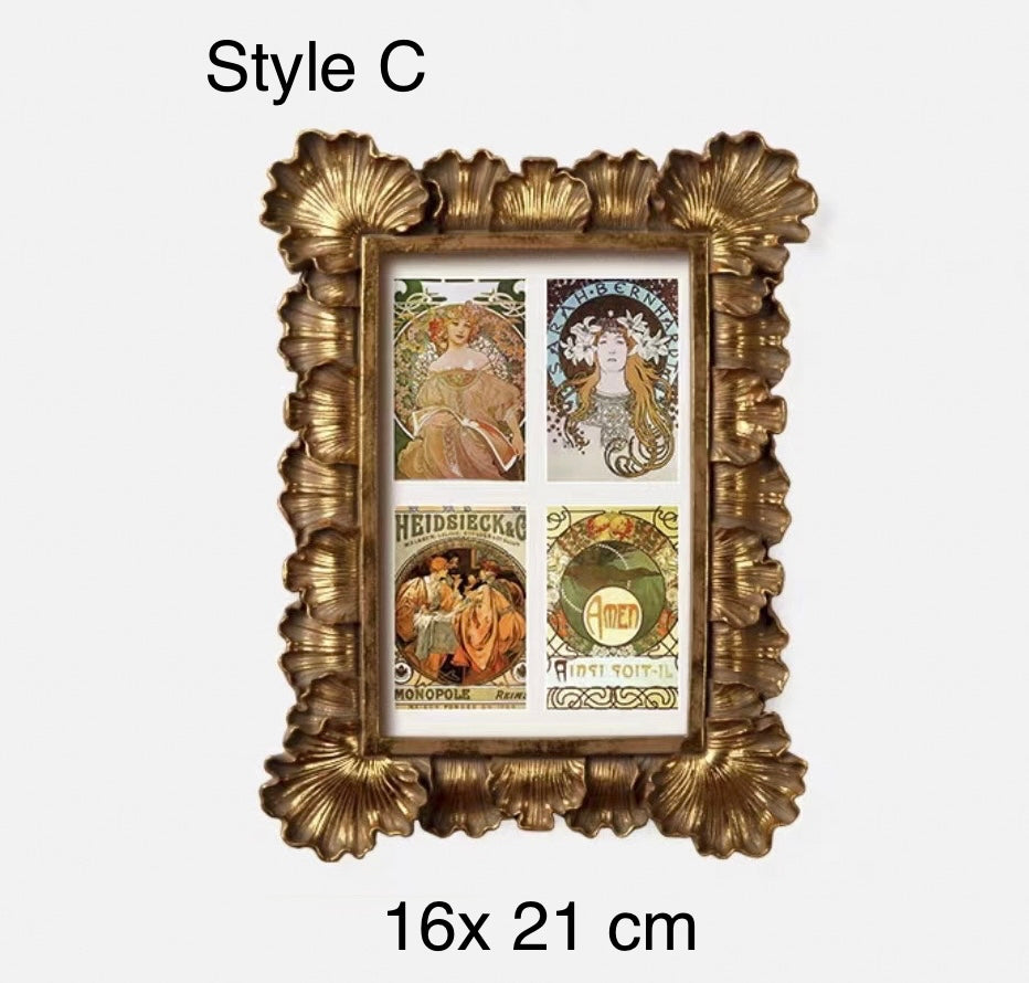 French Style Gold Photo Frame Wall Art