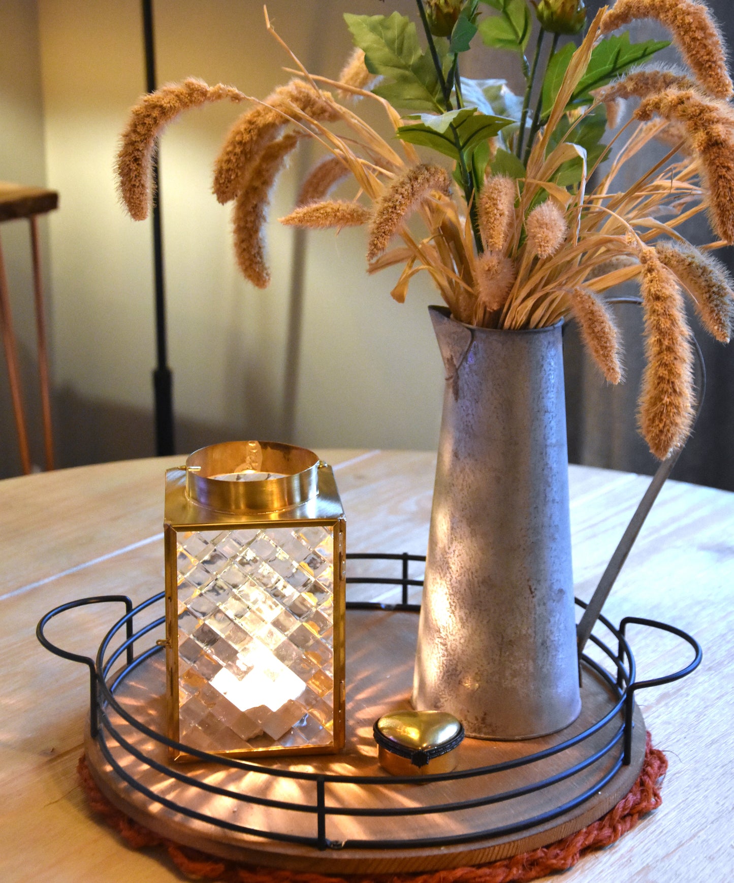 Vintage Inspired Glass Lantern Illuminate Your Space with Timeless Elegance