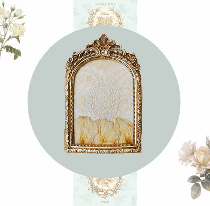 Bronze and Gold Vintage Style Photo Frame Wall Art