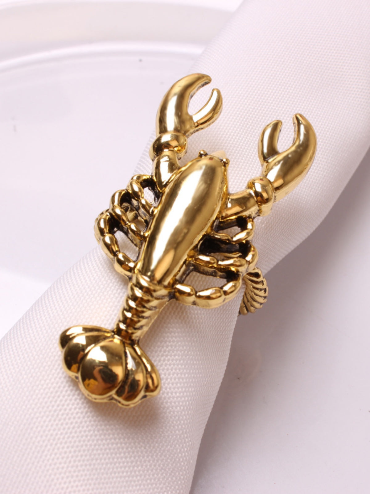 Vintage Inspired Bronze Sealife Napkin Rings (set of 4)