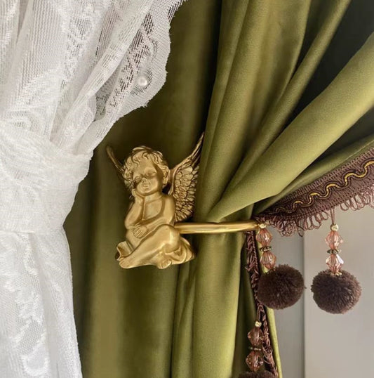 Vintage Inspired Angel Curtain Tiebacks Hooks