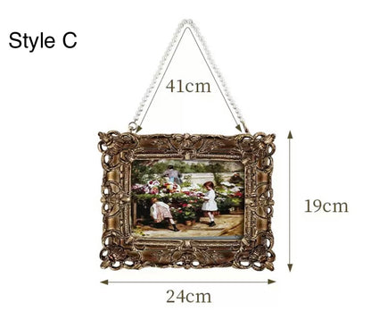 Gold French Victorian Vintage Style Photo Frame Wall Art