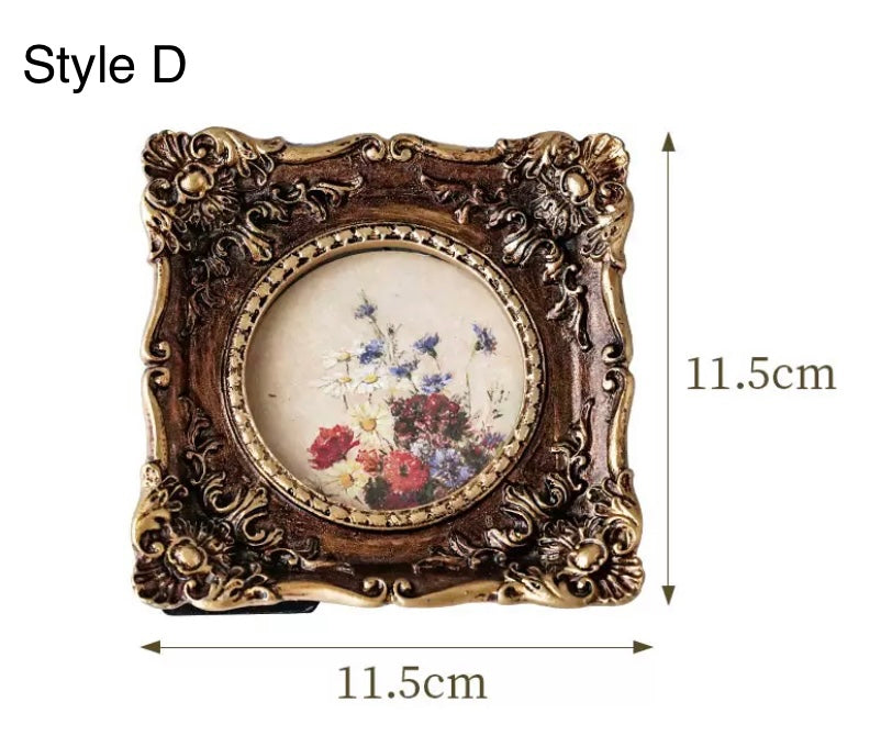 Gold French Victorian Vintage Style Photo Frame Wall Art