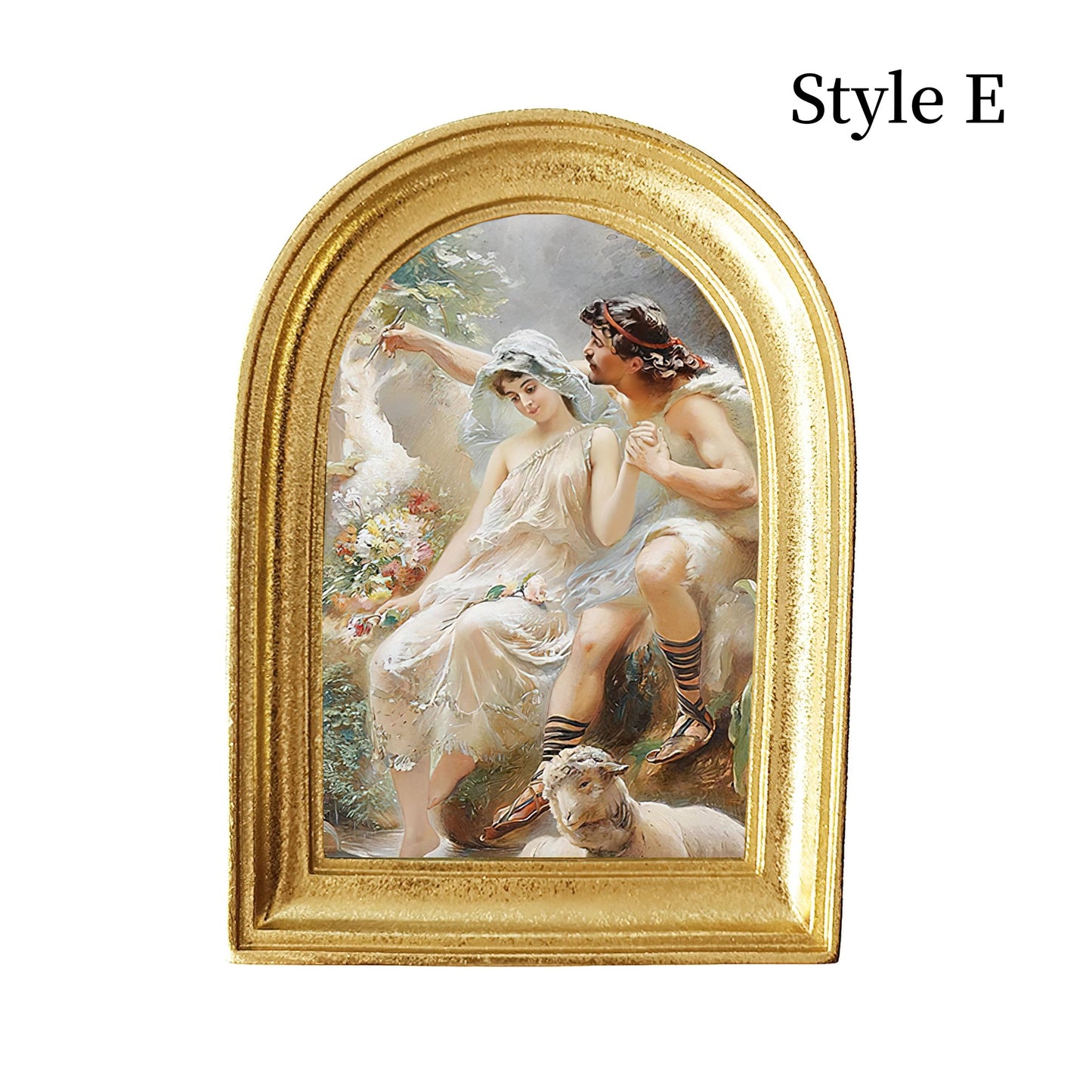 Gold Victorian Vintage Style Angel Photo Frame Wall Art