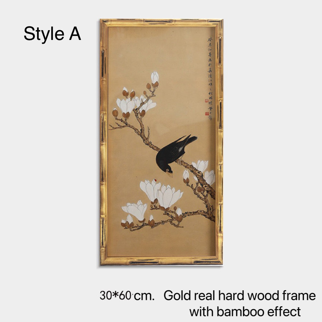 Japanese Style Gold Photo Frame Wall Art