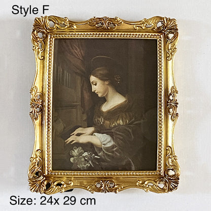 French Style Gold Photo Frame Wall Art