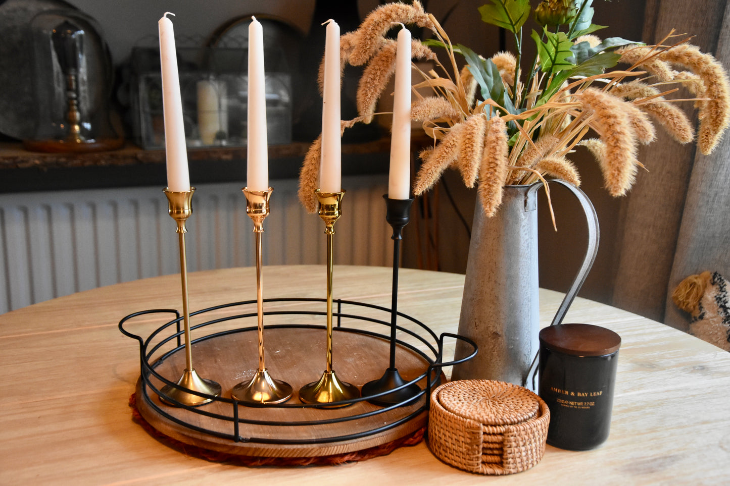 3 Piece  Candlestick Holders Set