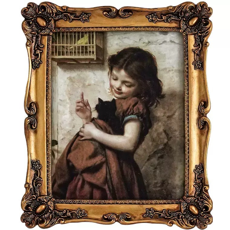 Gold French Victorian Vintage Style Photo Frame Wall Art