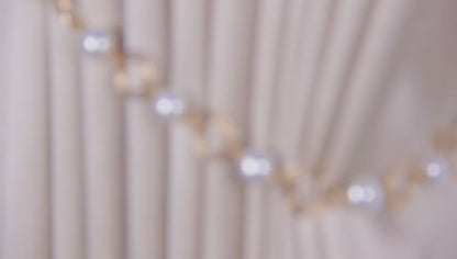 Elegant Pearl Curtain Tiebacks