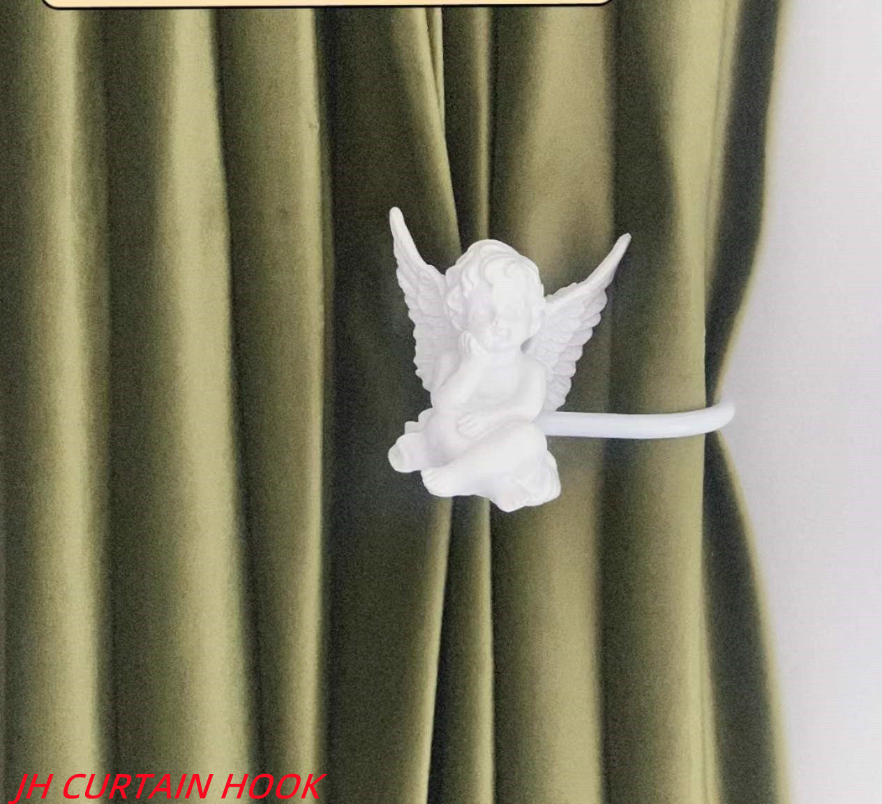 Vintage Inspired Angel Curtain Tiebacks Hooks